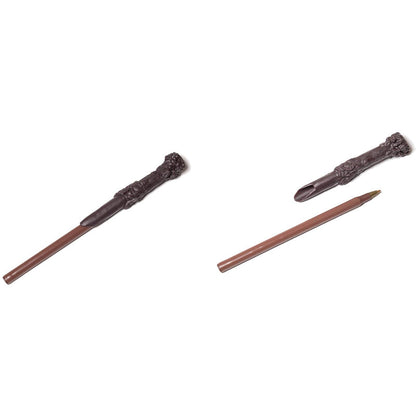 Carnet A5 premium + stylo baguette Harry Potter de Poudlard