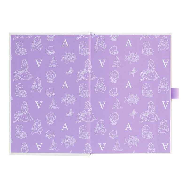 Taccuino A5 premium + penna Alice nel Paese delle Meraviglie Disney