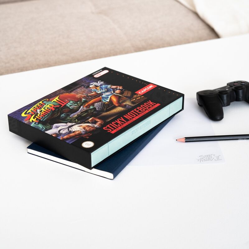 Premium A5 Notebook Sticky Notes Street Fighter