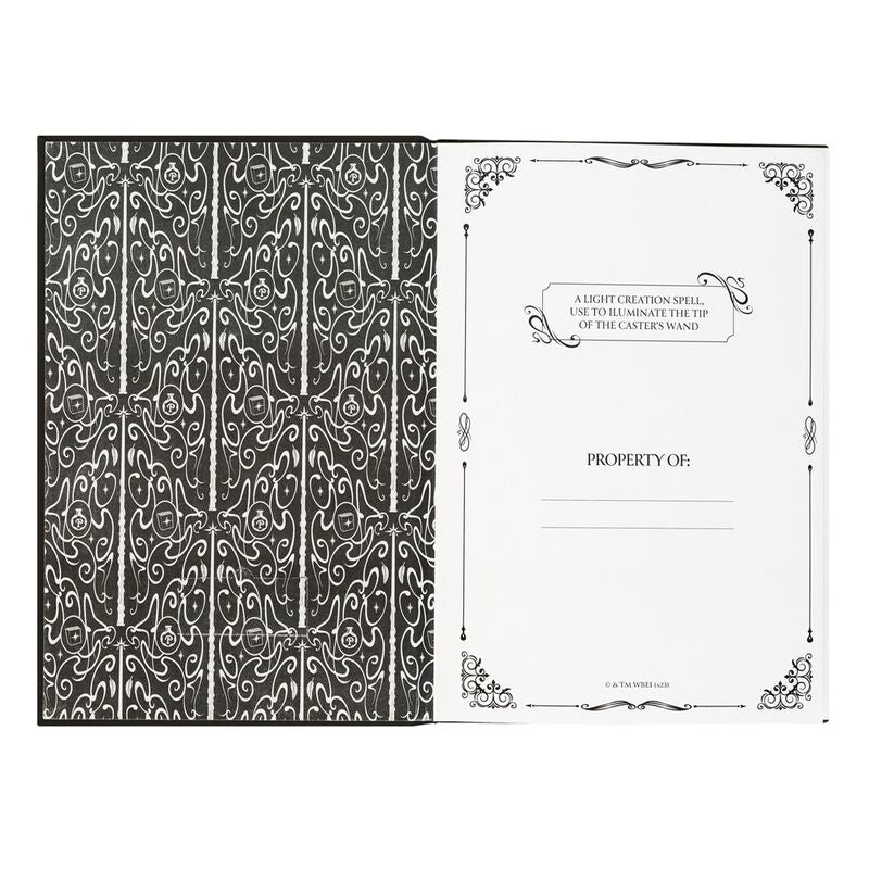 Notatnik A5 LED Premium + długopis Lumos Harry Potter