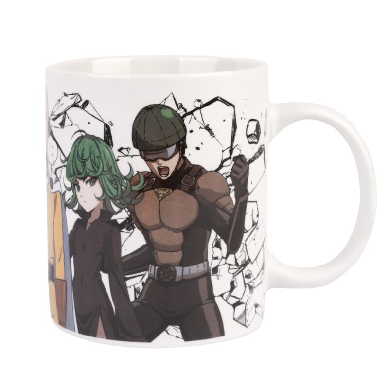 Taza de 350 ml con diseño de héroes de One Punch Man