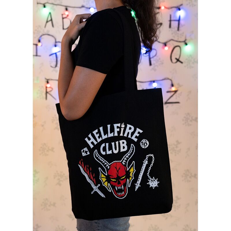 Hellfire Club Stranger Things shopping bag