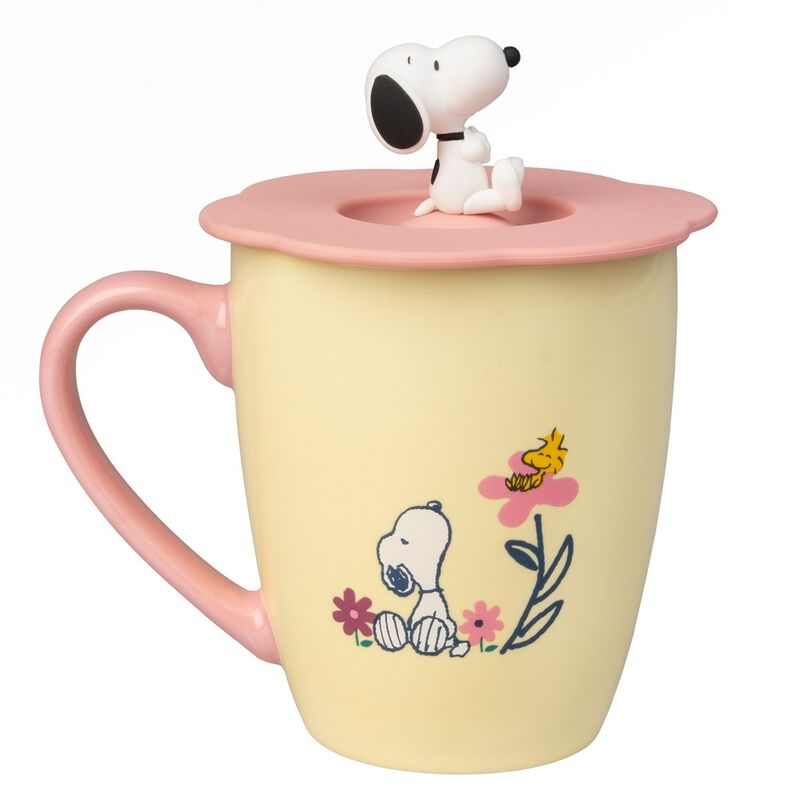 Mug premium avec couvercle Snoopy
