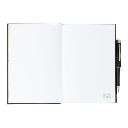Premium Notizbuch im A5 Format + Iron Maiden Projektorstift