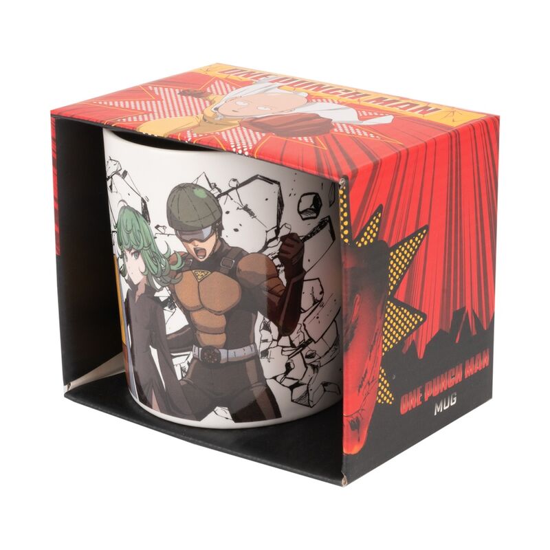Taza de 350 ml con diseño de héroes de One Punch Man
