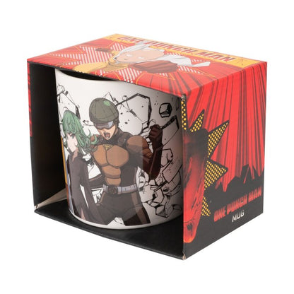 Taza de 350 ml con diseño de héroes de One Punch Man