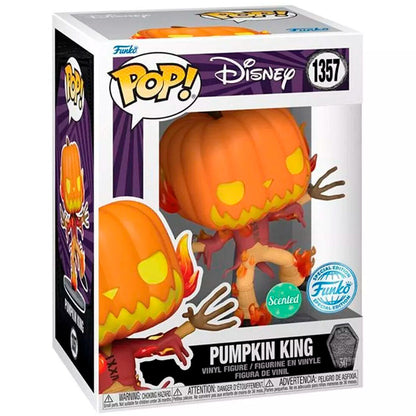 Figura exclusiva Disney POP! del Rey Calabaza de Pesadilla antes de Navidad
