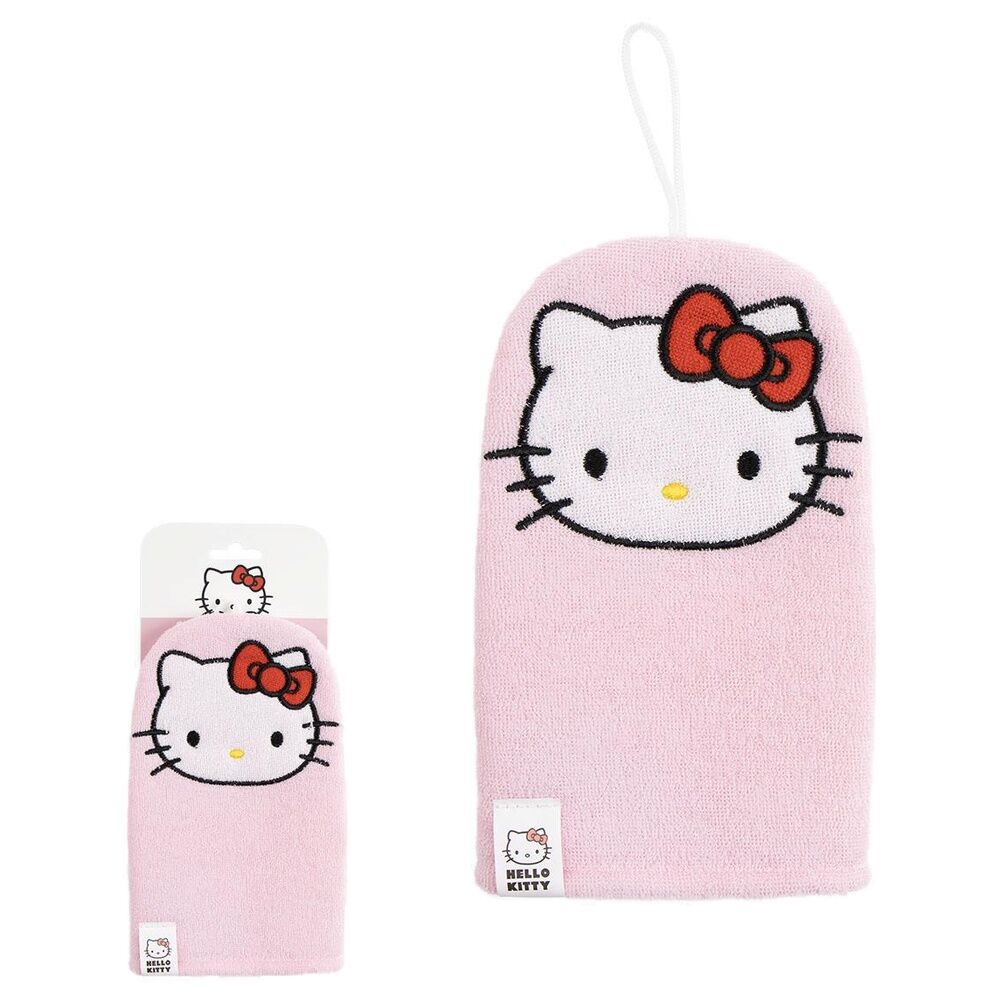 hello kitty shower glove