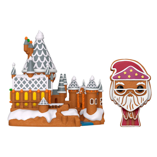 Figurka POP Town Harry Potter Piernik Dumbledore i Hogwart