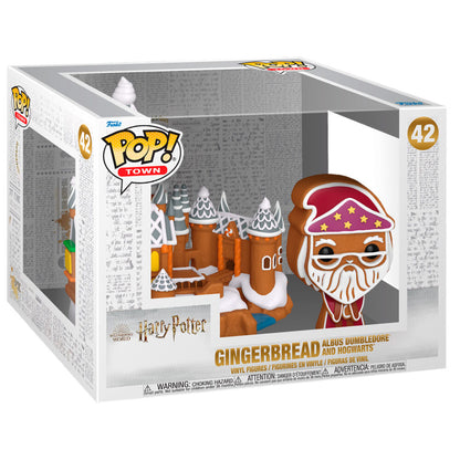 pop town figure harry potter gingerbread dumbledore & hogwarts
