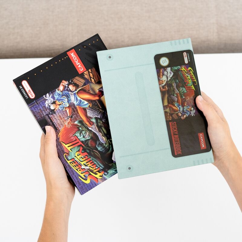 Premium A5 Notebook Sticky Notes Street Fighter