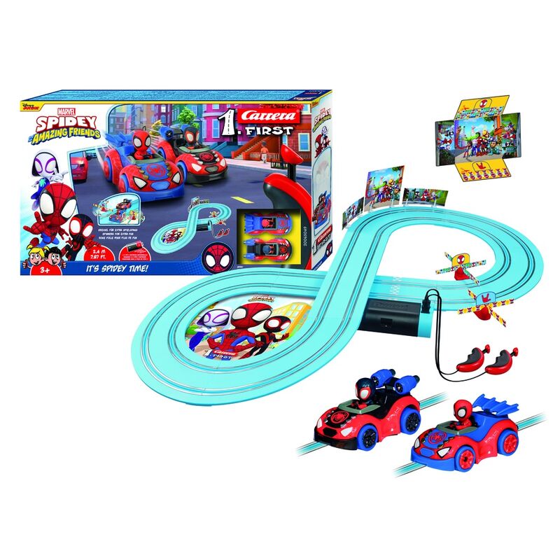its spidey marvel racing circuit