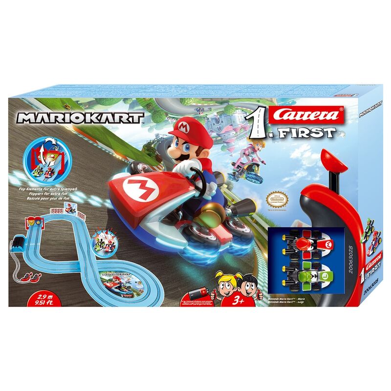 mario vs luigi mario kart racing circuit
