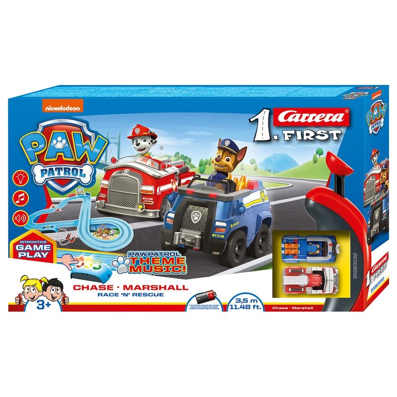 paw patrol race n rescue racing circuit