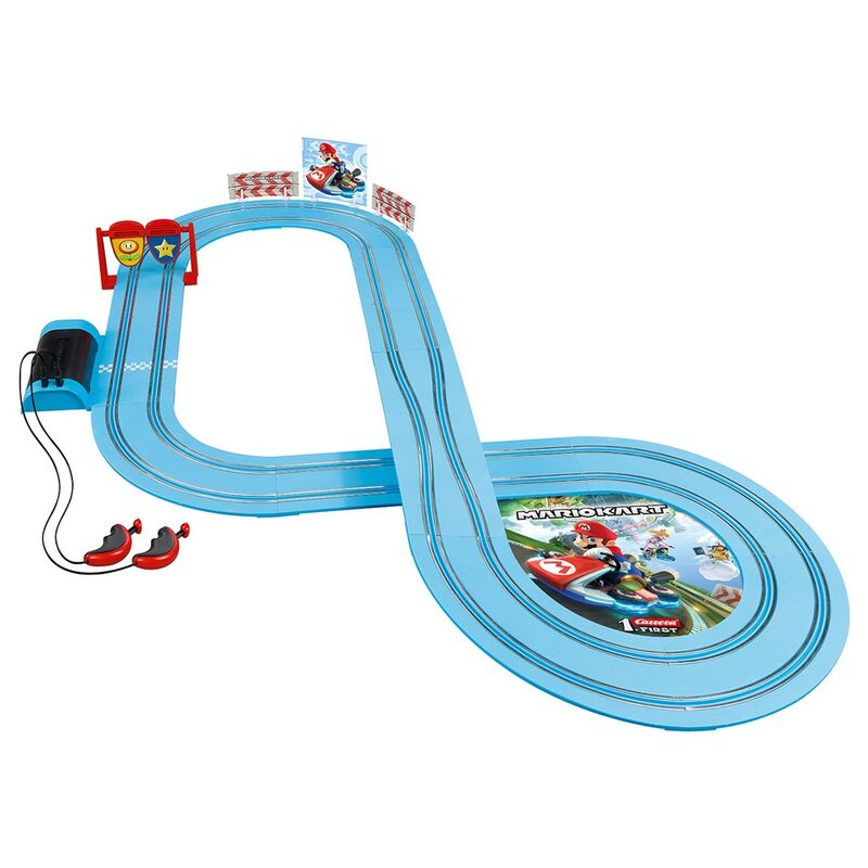 Mario vs Luigi Mario Kart racing circuit