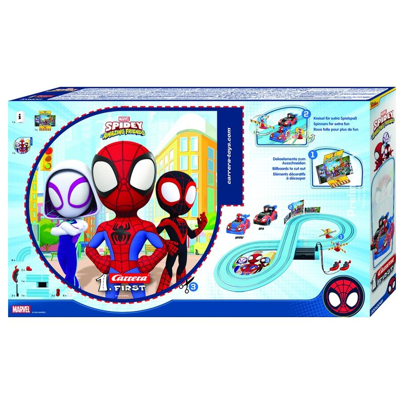 Il suo circuito di corse Spider Marvel