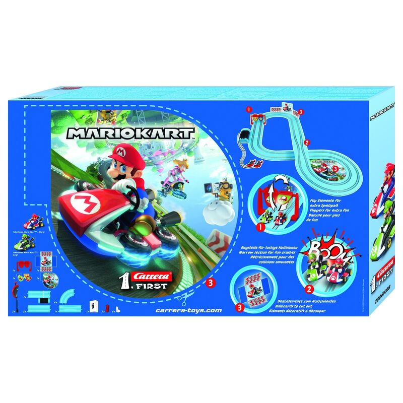 Mario vs Luigi Mario Kart racing circuit