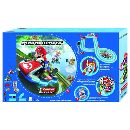 Mario vs Luigi Mario Kart racing circuit