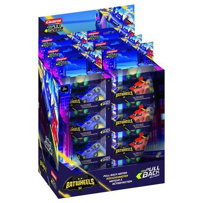 pull & speed ​​batwheels dc comics car assortment
