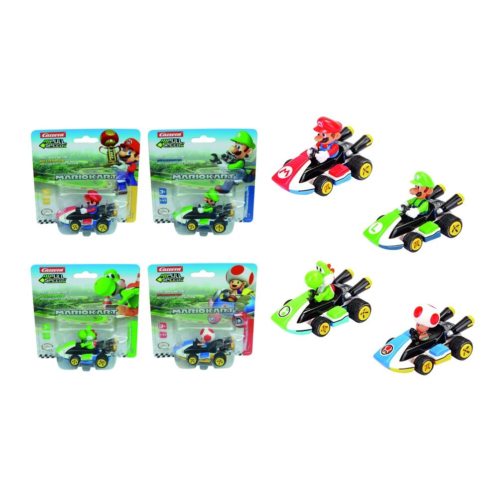 pull & speed ​​mario kart 8 car assortment