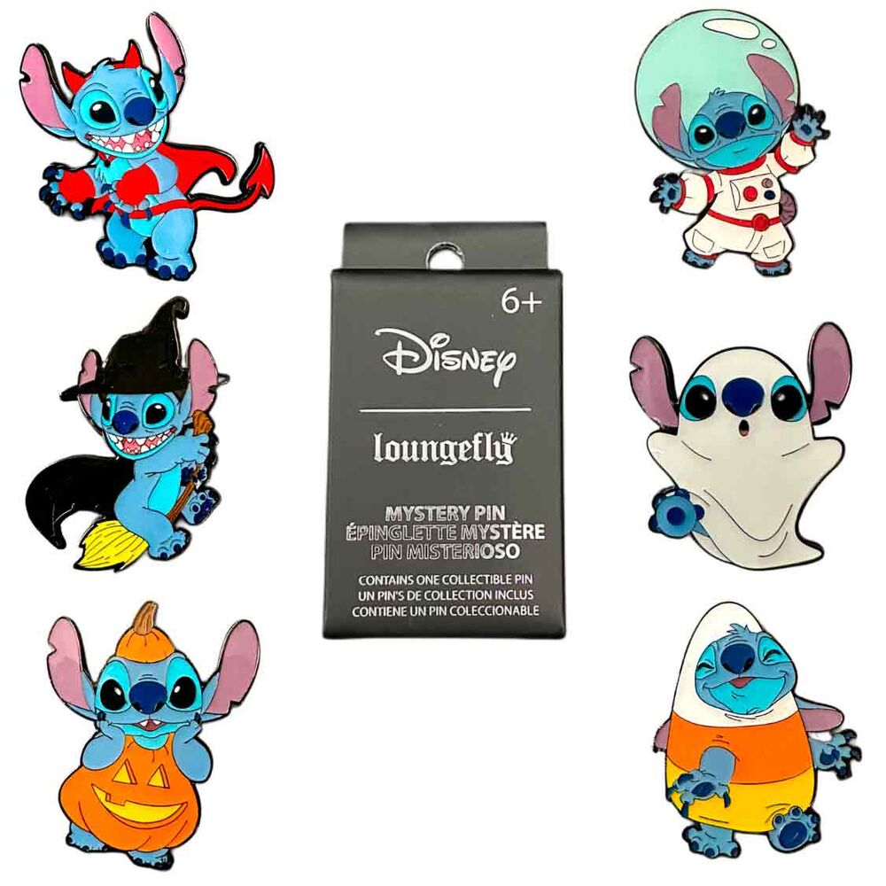 blind box enamel pin halloween stitch disney assortment