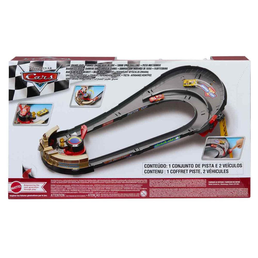 Pista de coches de Nascar Disney Pixar