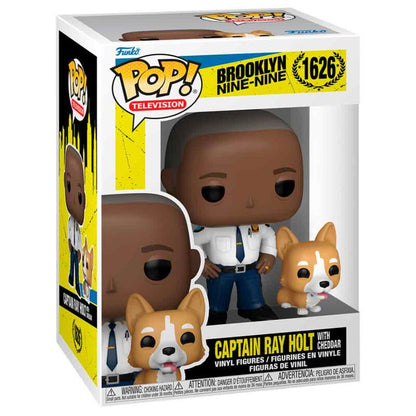 brooklyn nine nine captain holt with cheddar pop figure