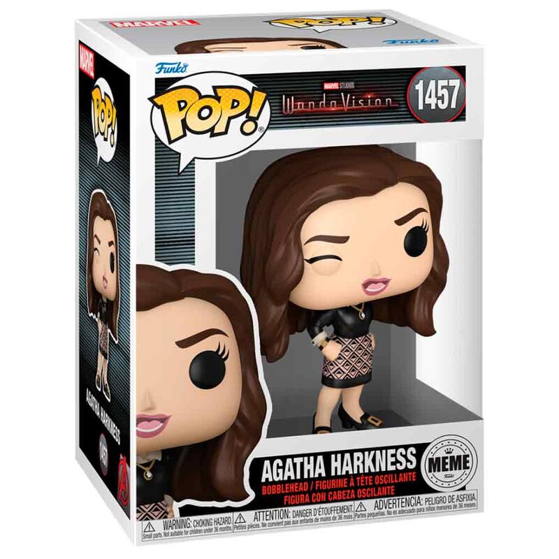 pop figure meme marvel wanda vision agatha harkness