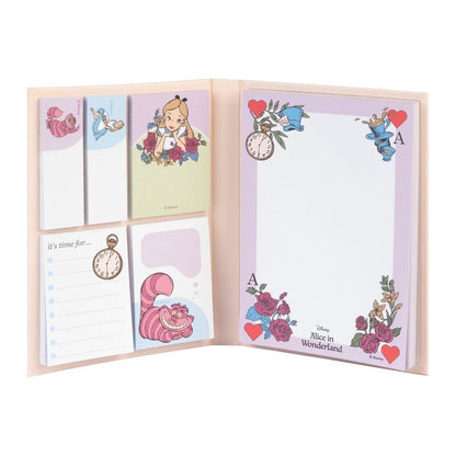 disney alice in wonderland sticky note pad