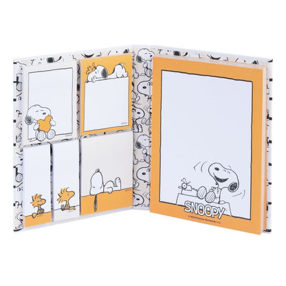lazy days snoopy sticky notes notebook