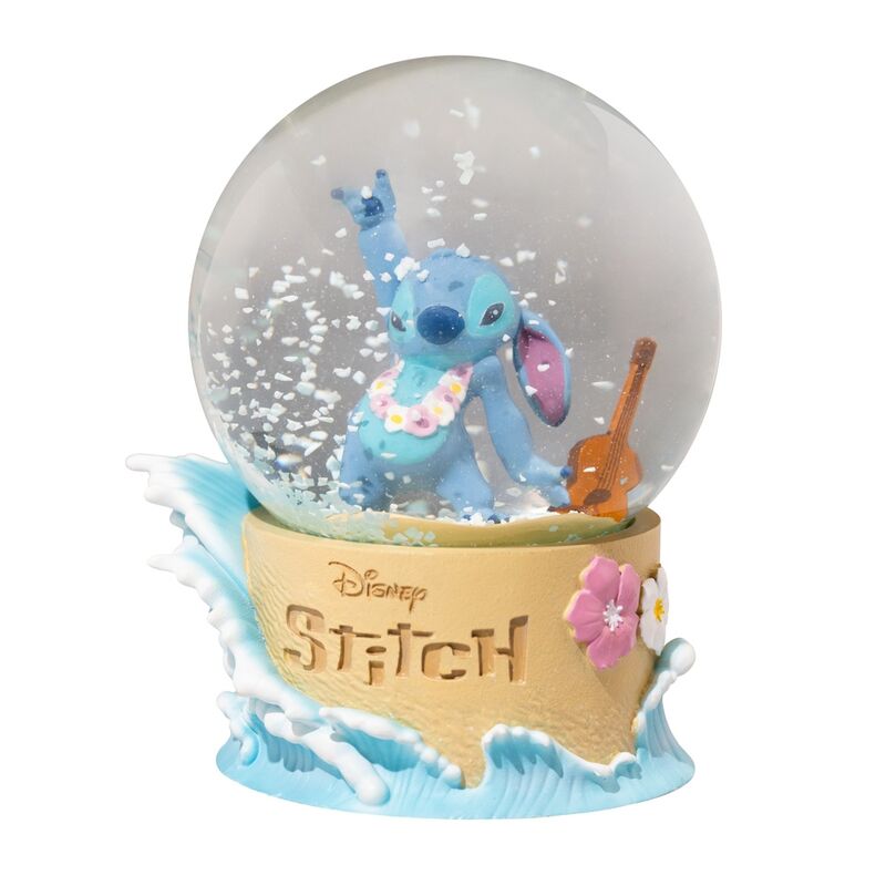 disney stitch snow globe