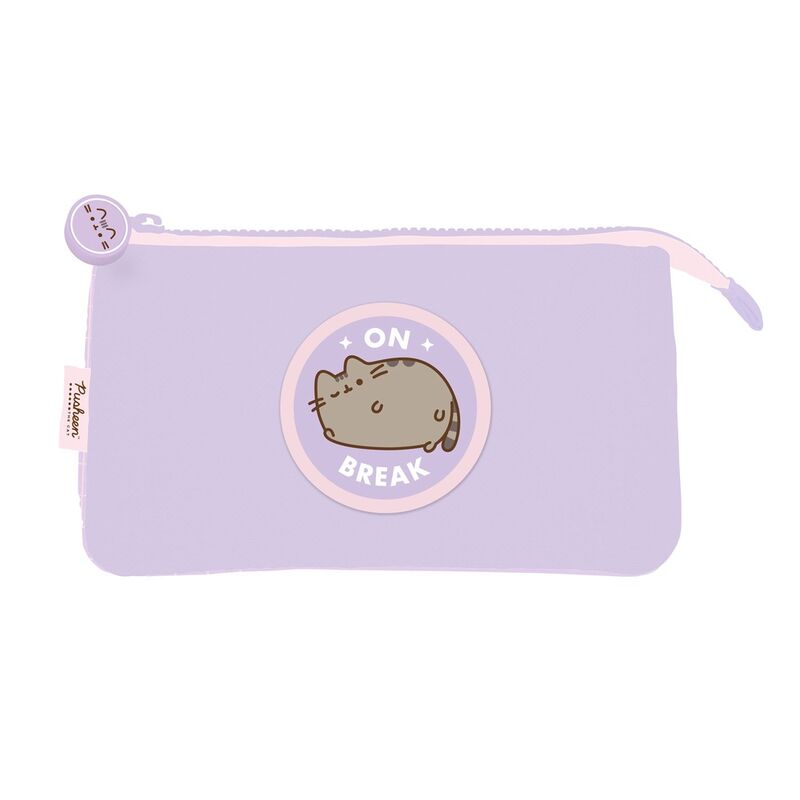 moments pusheen triple pencil case
