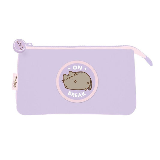 moments pusheen triple pencil case