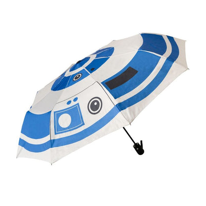 r2d2 star wars automatic folding umbrella