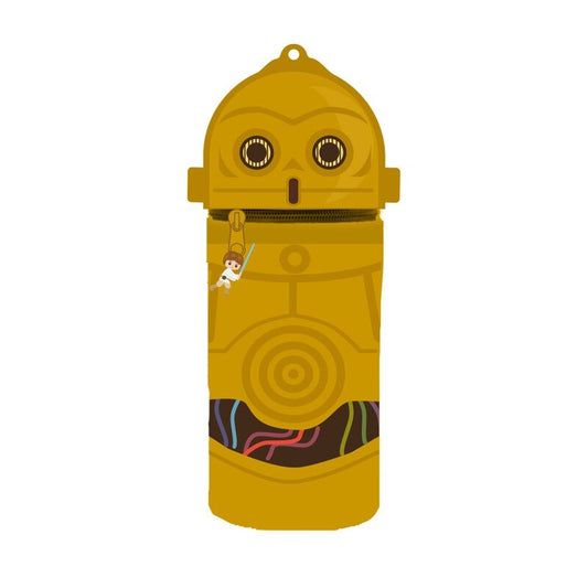 3d c 3po star wars pencil case