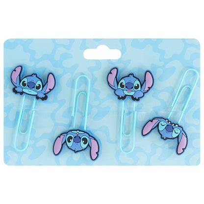 set of 4 stitch clips disney