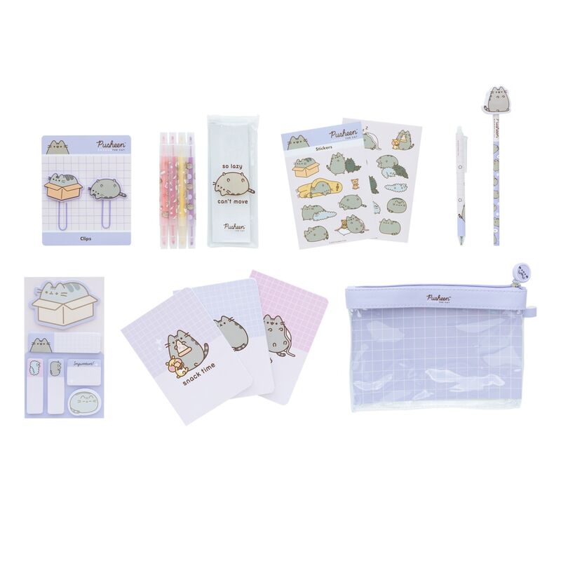 pusheen moments collection stationery set