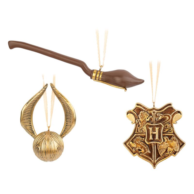 Set of 3 Harry Potter Christmas Ornaments