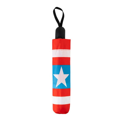 Parapluie pliant automatique Captain America Marvel