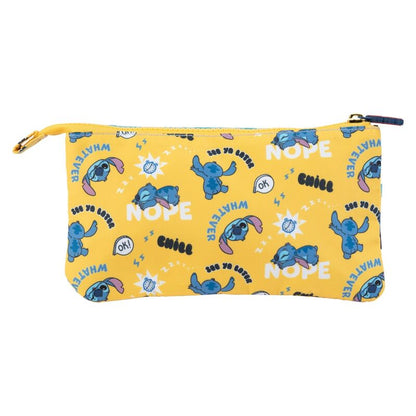 Stitch Disney triple pencil case