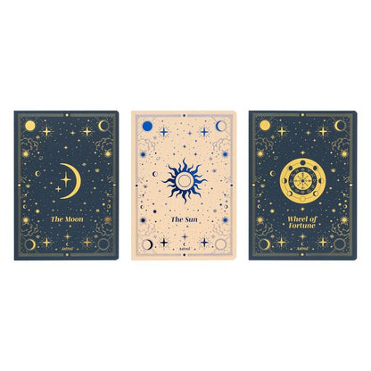 Set of 3 A5 Astral notebooks