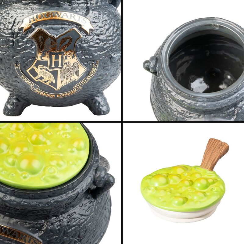 Pot à biscuits en forme de chaudron de potions Harry Potter