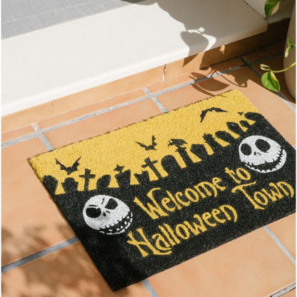 Halloween Town Nightmare Before Christmas Disney Doormat
