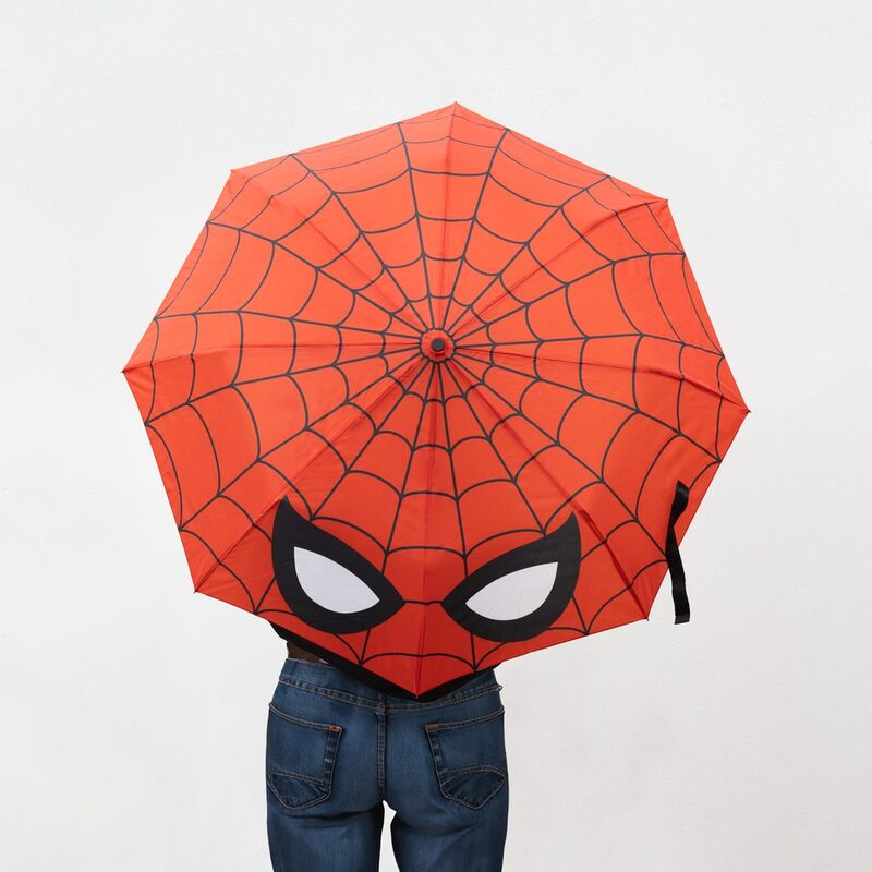 Paraguas plegable automático de Spiderman de Marvel