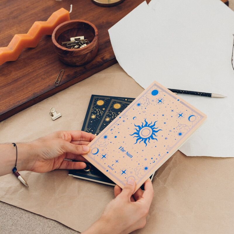 Set of 3 A5 Astral notebooks
