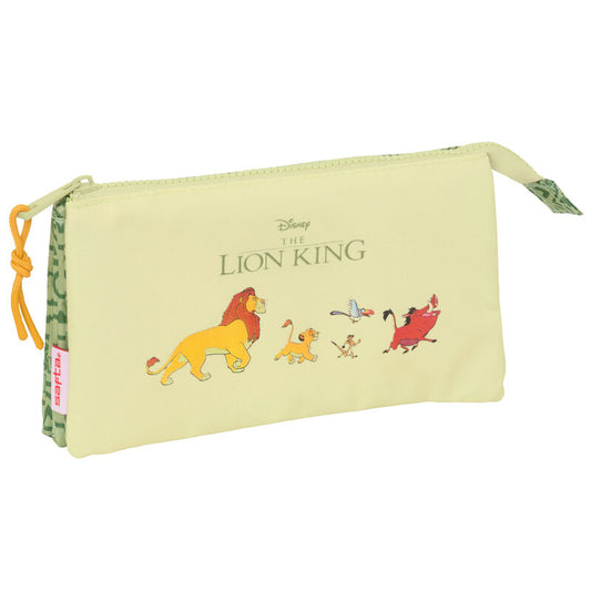 mufasa the lion king disney triple pencil case