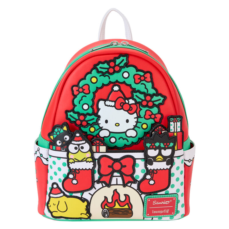 christmas hello kitty sanrio loungefly backpack 26cm