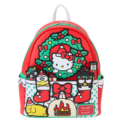 christmas hello kitty sanrio loungefly backpack 26cm