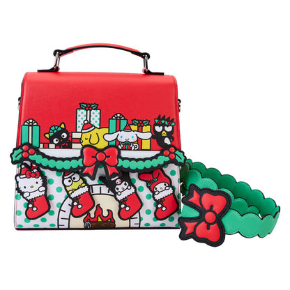 christmas hello kitty sanrio loungefly crossbody bag