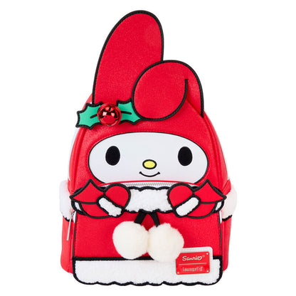 winter my melody sanrio loungefly backpack 26cm